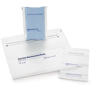 Sterility Maintenance Covers -  LLDPE Film, Flat Pack, Heat-Seal