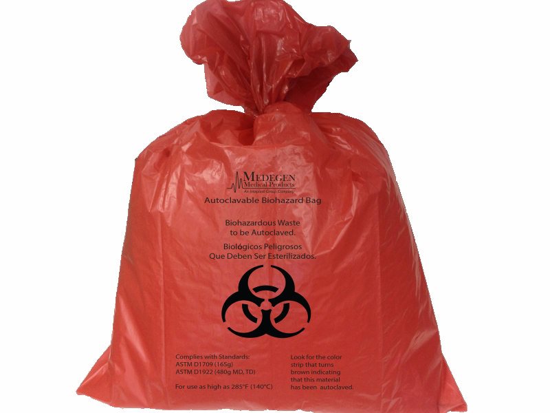 Medegen Medical Products Anti-Static Bag, 18x8x16, Red, PK250 50-04