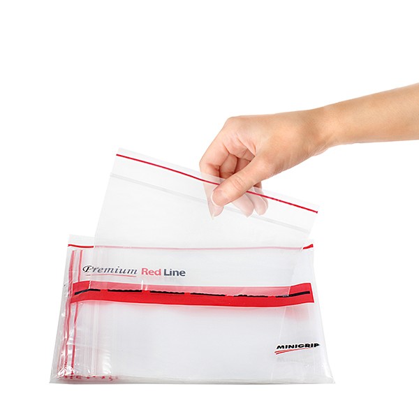Minigrip® Red Line™ Zip Closure Bags (MGRL2P0304)
